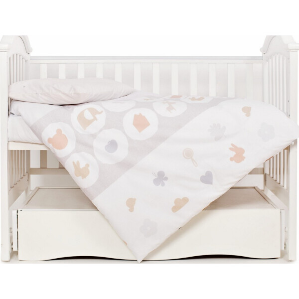 

Сменная постель 3 эл Twins Eco Line 3090-E-020 Animals beige