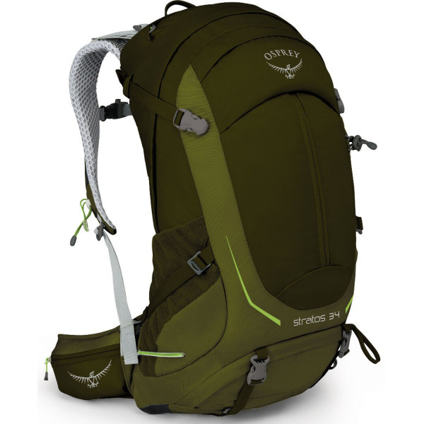 

Рюкзак Osprey Stratos 34 Gator Green (зеленый) S/M