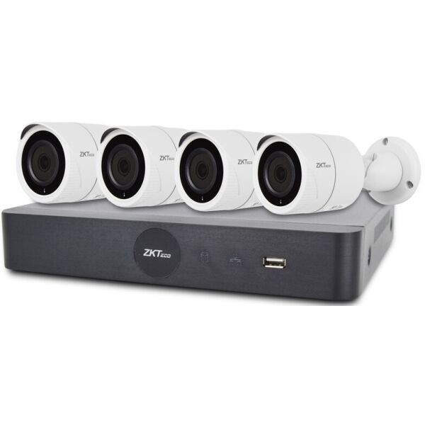 

Комплект видеонаблюдения ZKTeco KIT-8504NER-4P/4-BS855L11B