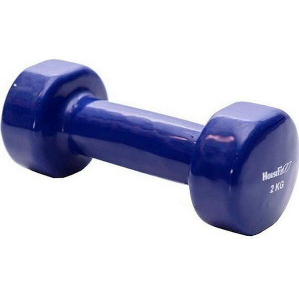 

Гантель с виниловым покрытием 2 кг HouseFit D086/DD6948-2 23028 (2780206)