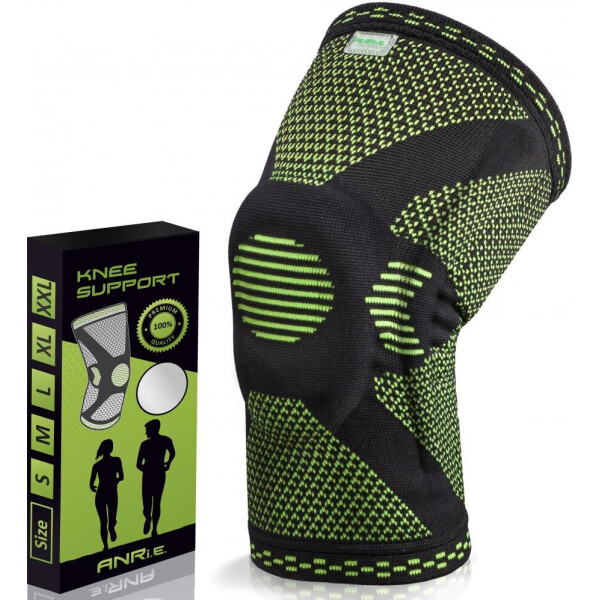 

Наколенник Усиленный Эластичный ANRI.E. KS-001 (Чёрно-Зелёный, 1 шт).