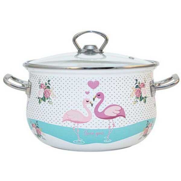 

Кастрюля Infinity Love Flamingo 2.9 л SD-1377 (6625846)