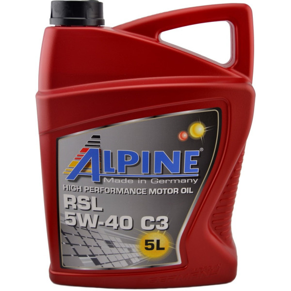 

Моторное масло Alpine RSL C3 5W-40 5 л