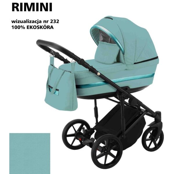 

Коляска универсальная 2 в 1 Adamex Rimini ECO RI-232