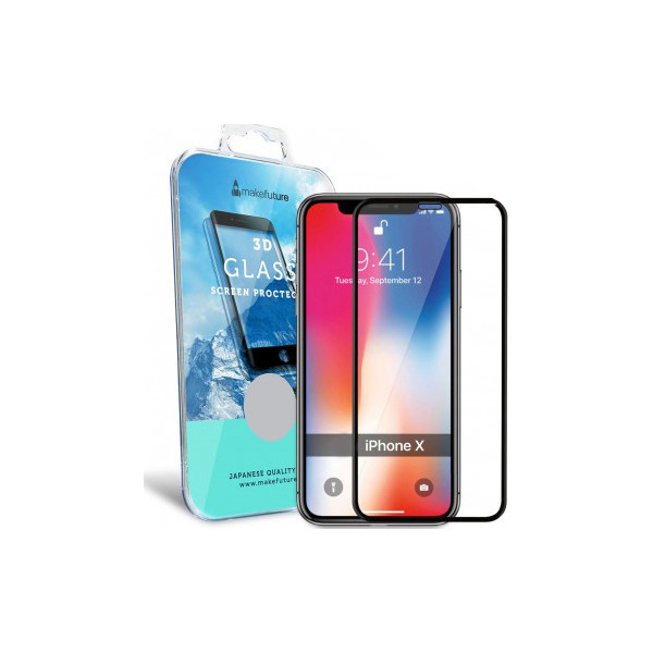 

Защитное стекло MakeFuture 3D Black для Apple iPhone XS/X