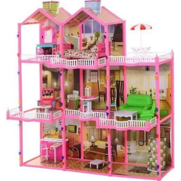 

Игровой кукольный домик для барби MAXLAND ENTERPRISES 109 см свет (25483496)