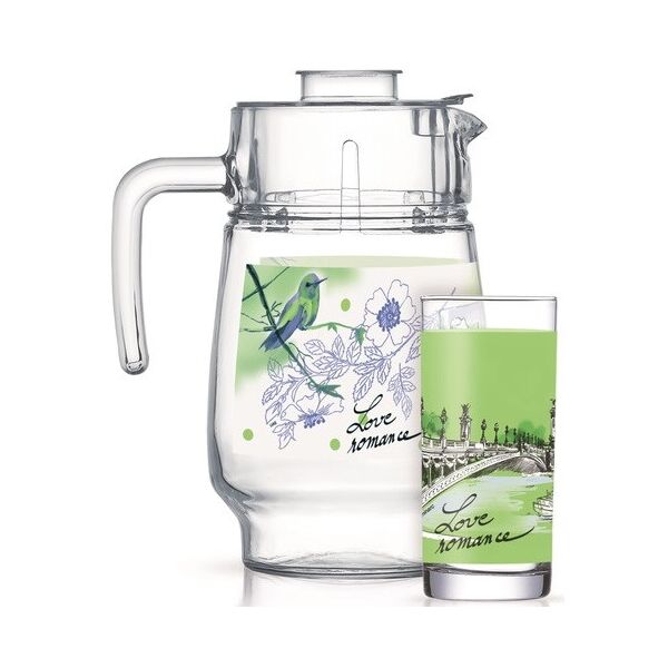 

Набор для напитков Luminarc Love Romance Green (6660189)
