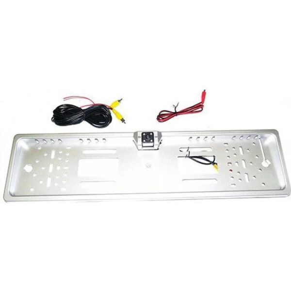 

Авторамка с камерой заднего вида Silver 4Led