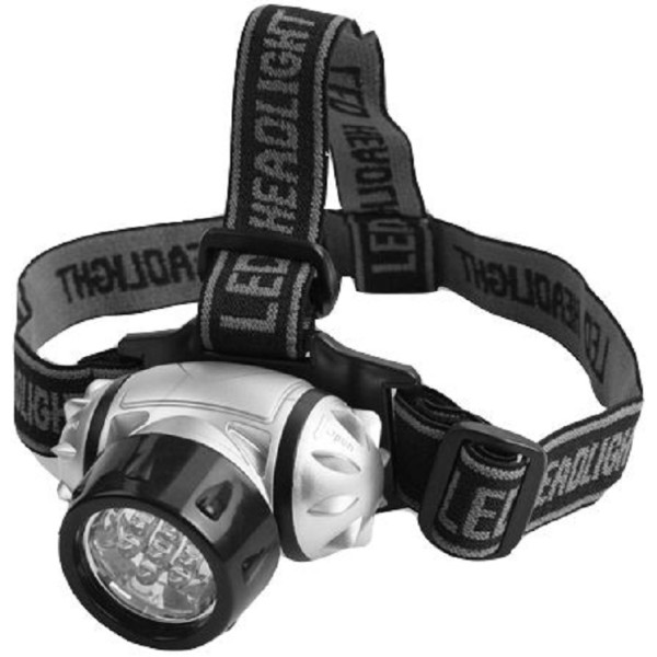 

Фонарь Tolsen налобный 1-3-7-LED 50 лм
