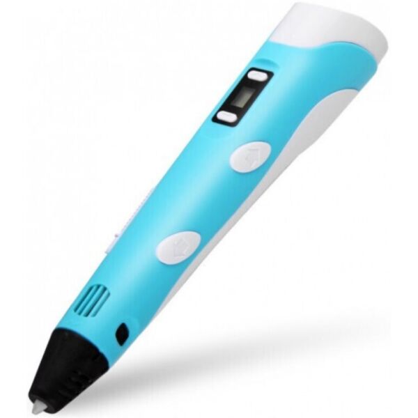 

3D ручка c LCD дисплеем OB4 Pen 2 PLUS эко пластиком для 3Д рисования Blue
