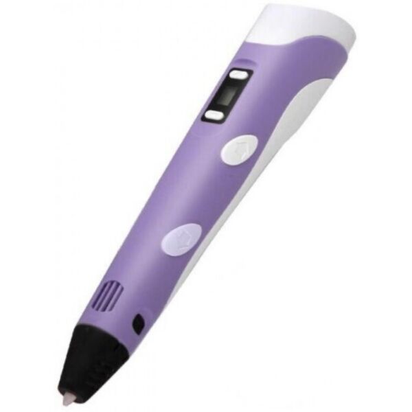 

3D ручка c LCD дисплеем OB4 Pen 2 PLUS эко пластиком для 3Д рисования Purple