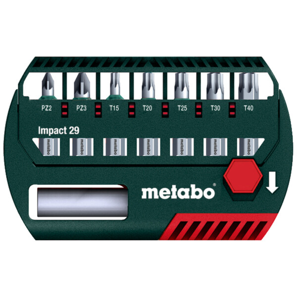 

Набор бит Metabo IMPACT 29 8 предметов (628849000)