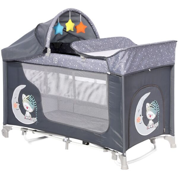 

Манеж Lorelli MOONLIGHT 2L ROCKER (grey cute moon)