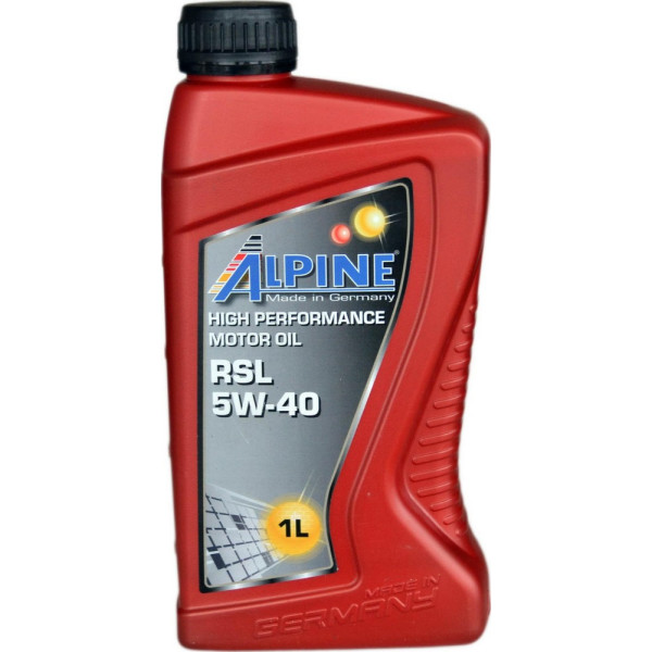 

Моторное масло Alpine RSL 5W-40 1 л