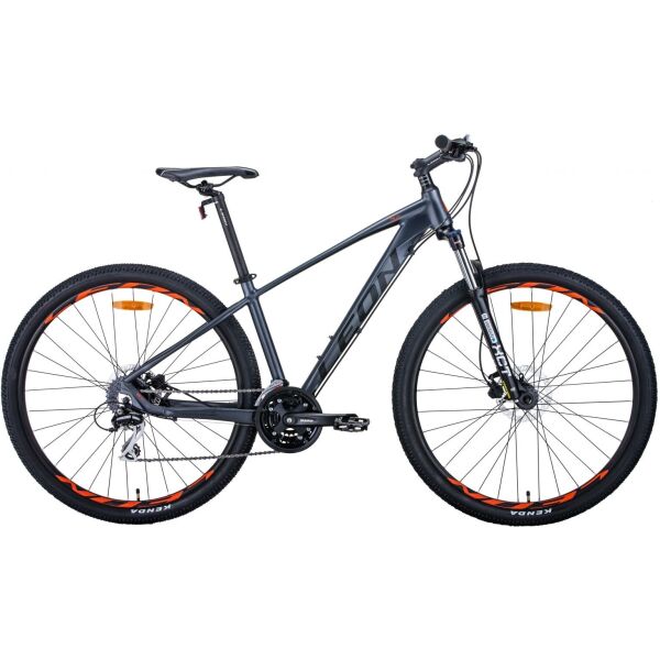 

Велосипед 29" Leon TN-80 HDD 21" графитовый с черным и оранжевым (м) (OPS-LN-29-103) 2021