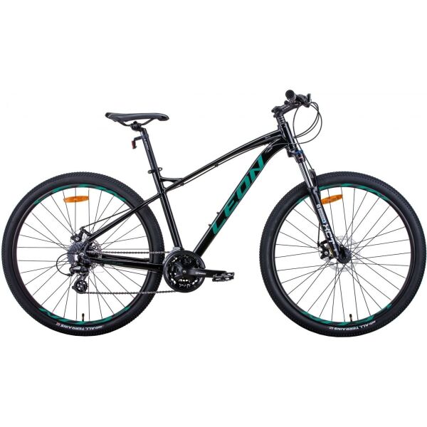 

Велосипед 29" Leon TN-90 DD 20" черно-бирюзовый (OPS-LN-29-097) 2021