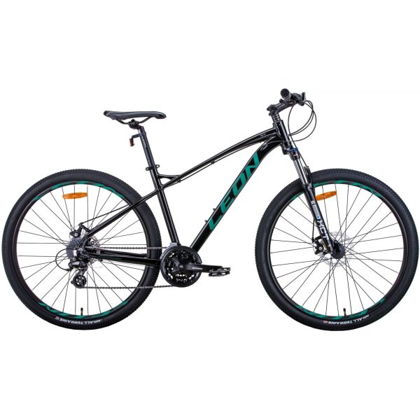 

Велосипед 29" Leon TN-90 DD 18" черно-бирюзовый (OPS-LN-29-094) 2021
