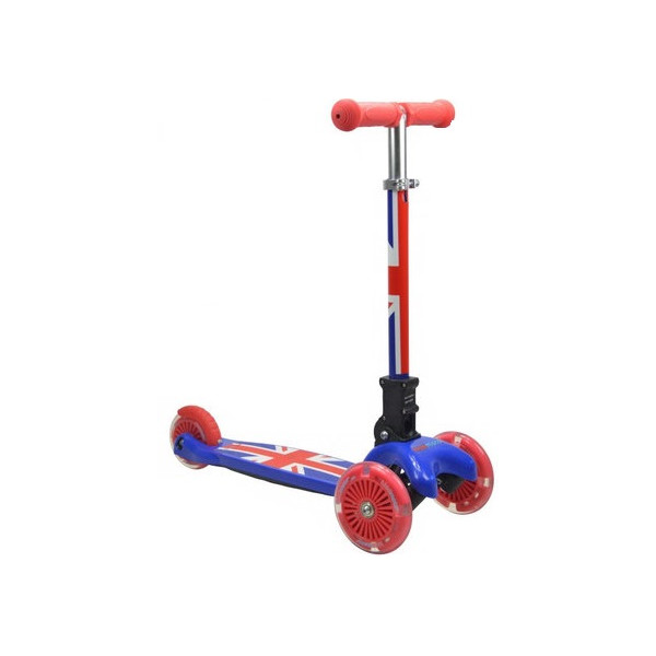 

Самокат дет. Kiddimoto UNION JACK складной, британский флаг (SKB-50-48)