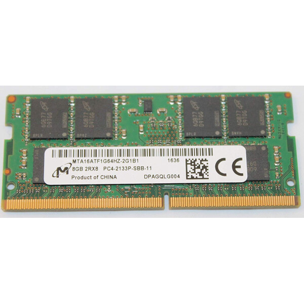 

SO-DIMM 8GB/2133 DDR4 Micron (MTA16ATF1G64HZ-2G1B1) - Refubrished