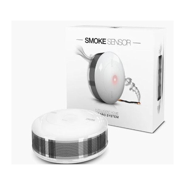 

Датчик задымления и температуры FIBARO Smoke Sensor — FIBEFGSD-002 (FIB_FGSS-101)