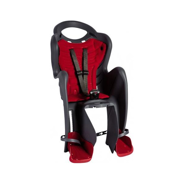 

Велосипедное кресло заднее Bellelli Mr Fox Standart B-fix до 22кг, серое с красной подкладкой (SAD-71-76)