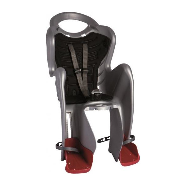 

Велосипедное кресло заднее Bellelli Mr Fox Сlamp (на багажник) до 22кг, серебристое с чёрной подкладкой (SAD-25-25)