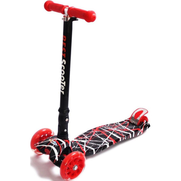 

Самокат Scooter Maxi S976 Print Black/Red
