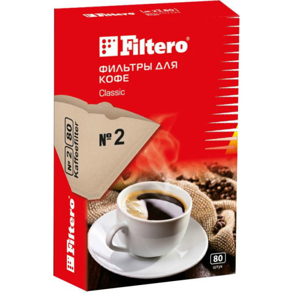 

Фильтры для кофеварок Filtero Classic №2
