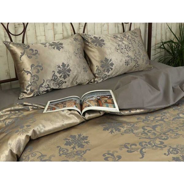 

Комплект постельного белья двуспальный "Beige" сатин набивной (655.137АЖ_Beige)