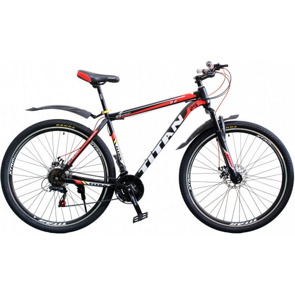 

Велосипед Titan Street 29" 20" black-red-silvery (29TWS19-207) 2019
