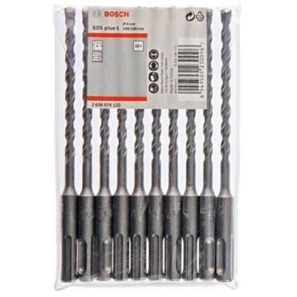 

Бур по бетону Bosch SDS plus-1 10шт (2.608.579.122)