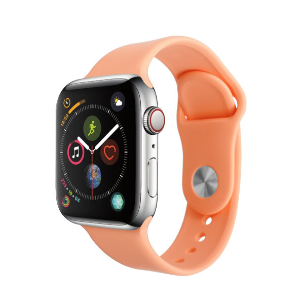 Акція на Ремешок Smart Band для Apple Watch 38/40 S/M оранжевый від Allo UA