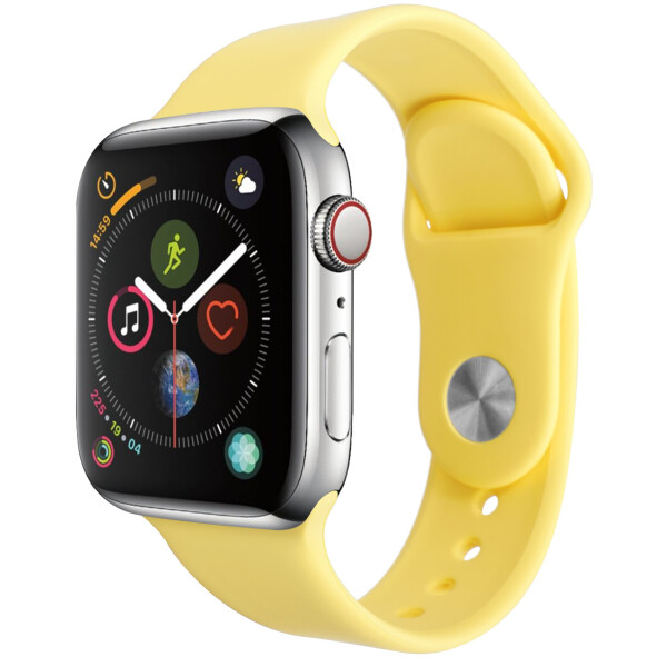 Акція на Ремешок Smart Band для Apple Watch 38/40 S/M желтый від Allo UA