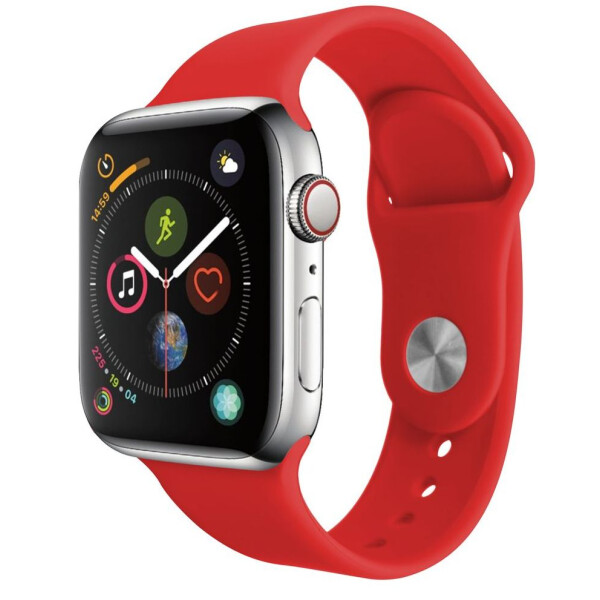 

Ремешок Smart Band для Apple Watch 42/44 S/M & L/XL красный