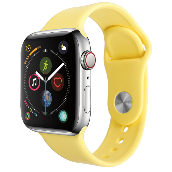

Ремешок Smart Band для Apple Watch 42/44 S/M & L/XL желтый
