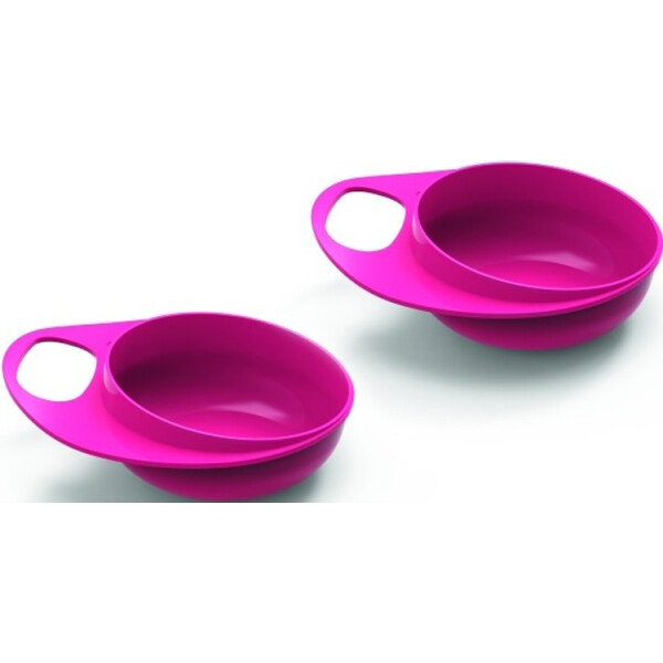 

Тарелка для кормления Nuvita Easy Eating глубокая 2шт. Розовая NV8431Pink