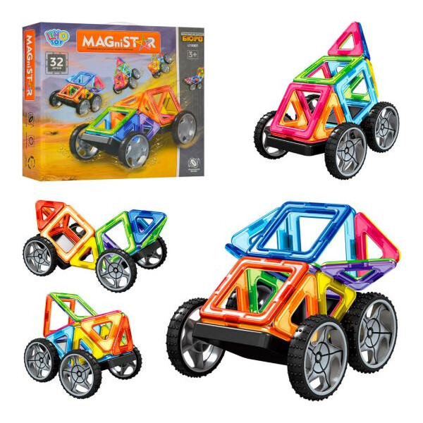 

Магнитный конструктор Limo toy LT3001 32 детали