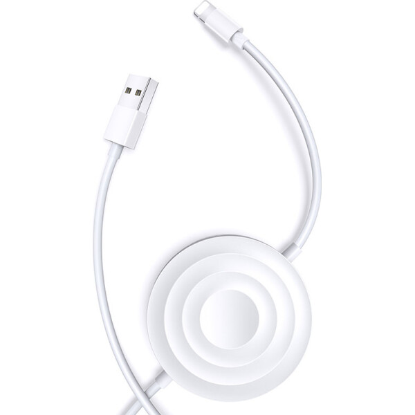 

Индукционное зарядное устройство USAMS + Lightning CC96WH02 white