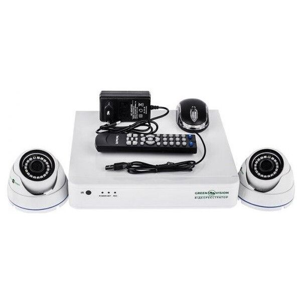 

Комплект видеонаблюдения GreenVision GV-K-S15/02 1080P