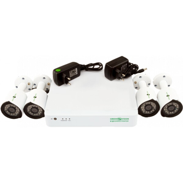 

Комплект видеонаблюдения GreenVision GV-K-S13/04 1080P