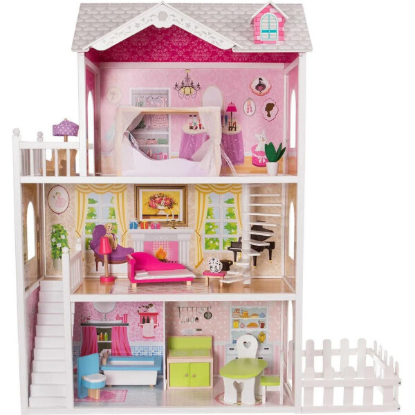 

Кукольный домик для барби Ecotoys California + терраса