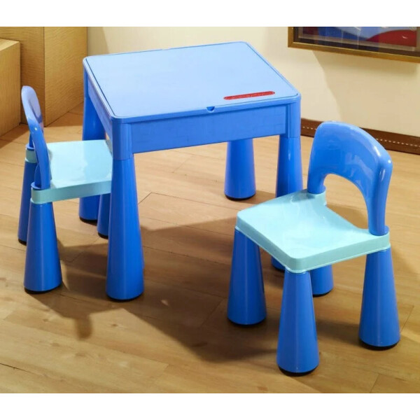 

Стол и 2 стульчика Tega Mamut 899B light blue-blue