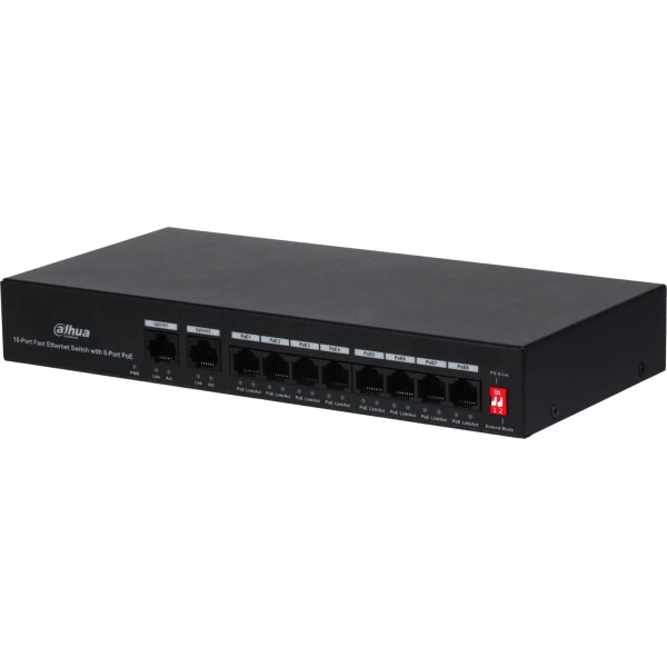 

8-портовый коммутатор с 8 РоЕ портами DH-PFS3010-8ET-65