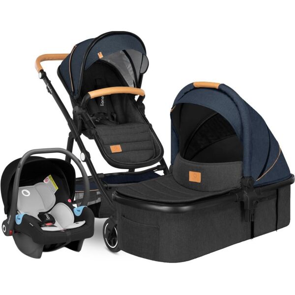 

Универсальная коляска 3 в 1 Lionelo AMBER BLUE NAVY