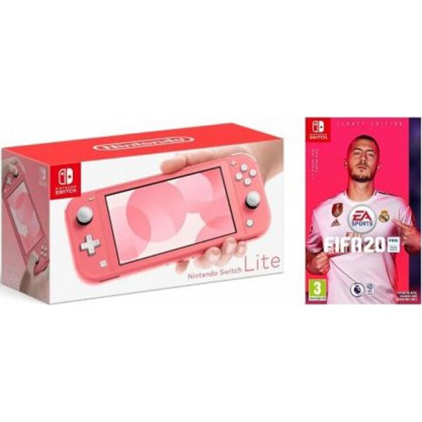 

Nintendo Switch Lite Coral + FIFA 20
