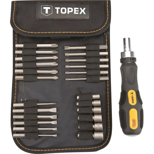 

Набор насадок и съемных головок TOPEX, 26 од. (39D352)