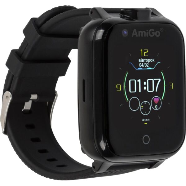 

Детские смарт-часы с видеозвонком AmiGo GO006 GPS 4G WIFI VIDEOCALL Black