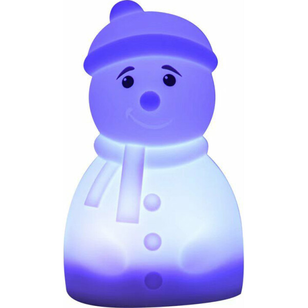 

Силиконовая светодиодная лампа Colorful Silicone Snowman