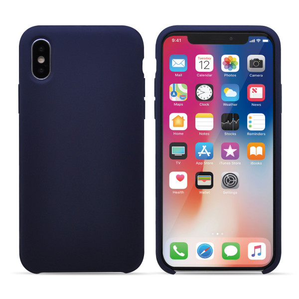 

Чехол Avatti Mela Aqua silicone Blue для iPhone X