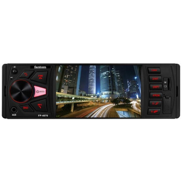 

Автомагнитола Fantom FP-4070 Black/Red
